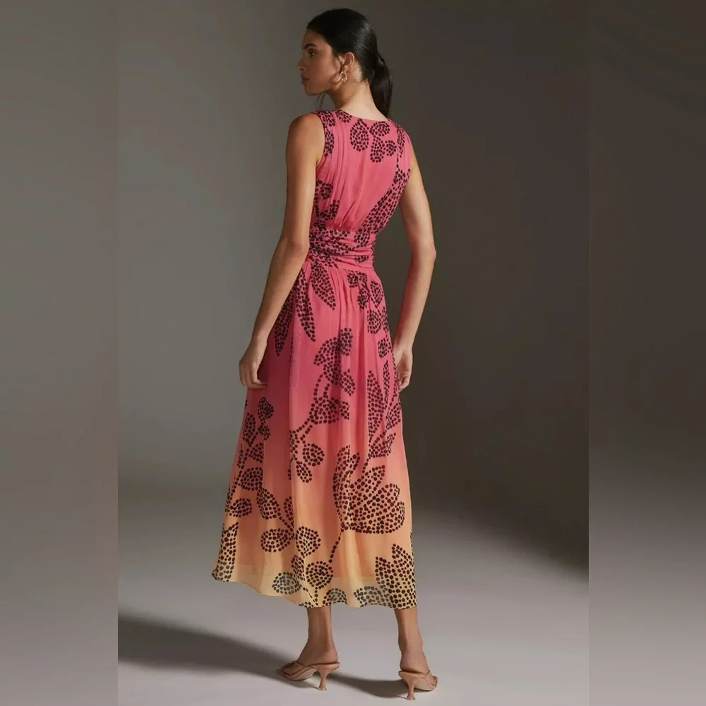 Anthropologie Verb by Pallavi Singhee Ombre Maxi Dress XXS - Picture 3 of 16